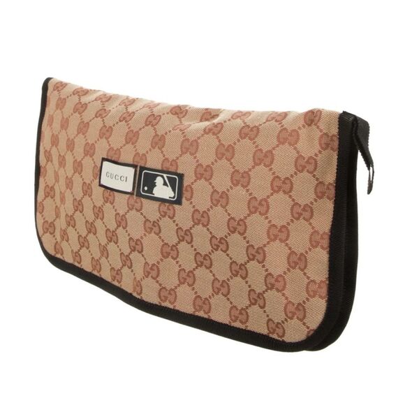 Authentic Gucci x MLB Limited Edition
Supreme Monogram Canvas Clutch / Pouch - Picture 9 of 13